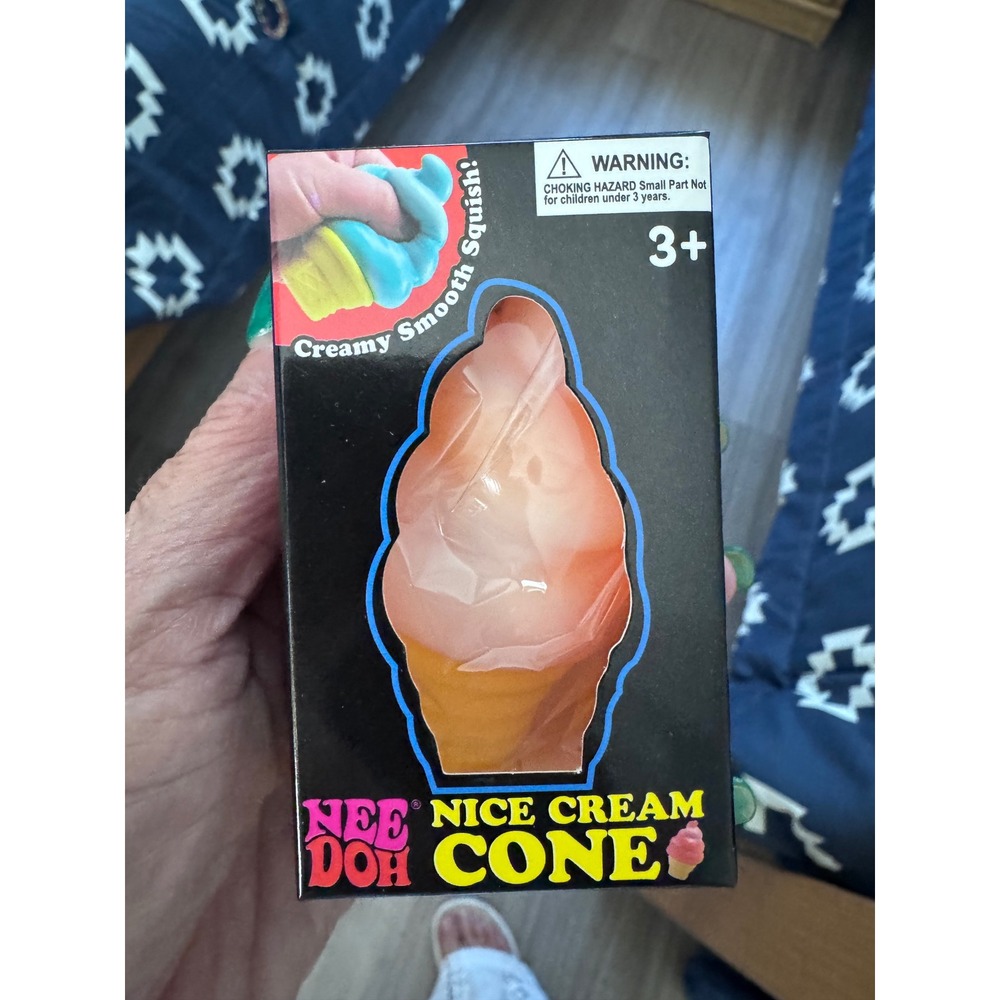 NeeDoh Nice Cream Cone Viral Sensory Fidget Toy squishy Creamy squishy